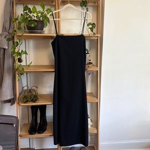 ZARA SQUARE NECK MAXI DRESS L